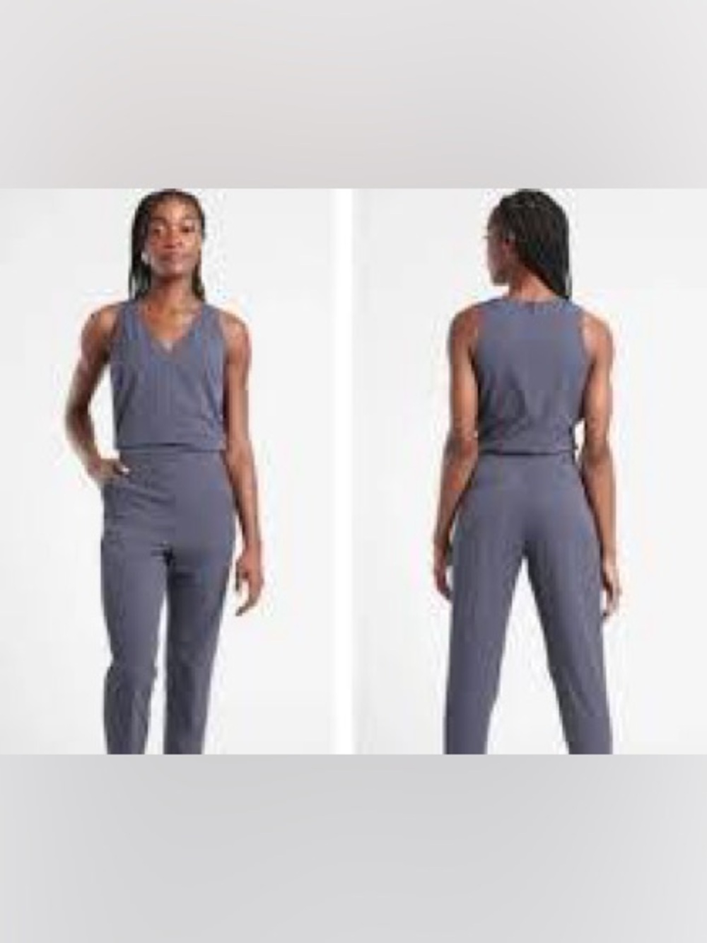 Athleta Brooklyn Textured Jumpsuit - Size 0